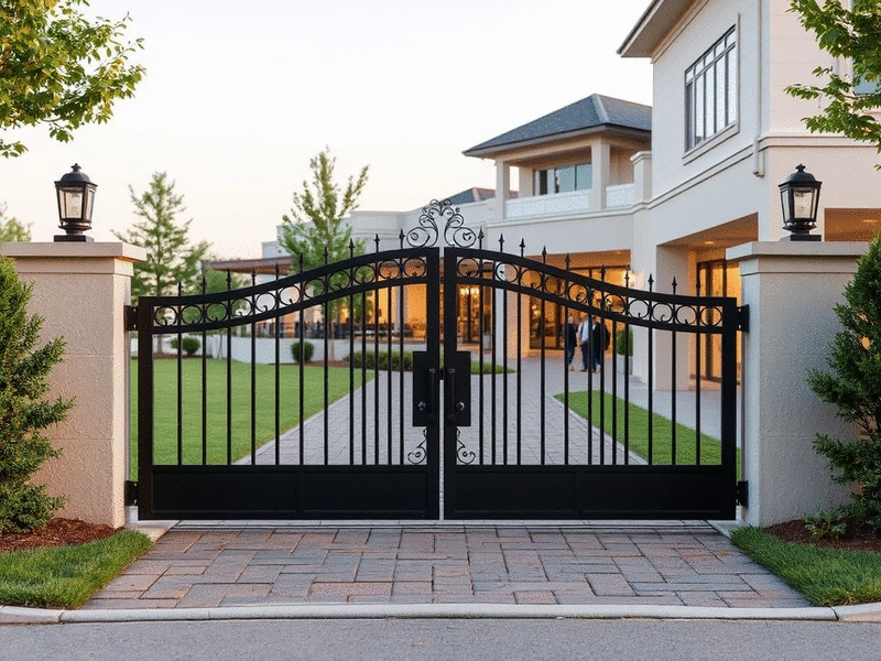 Custom Gate Installation Near North Hills Mall, Raleigh